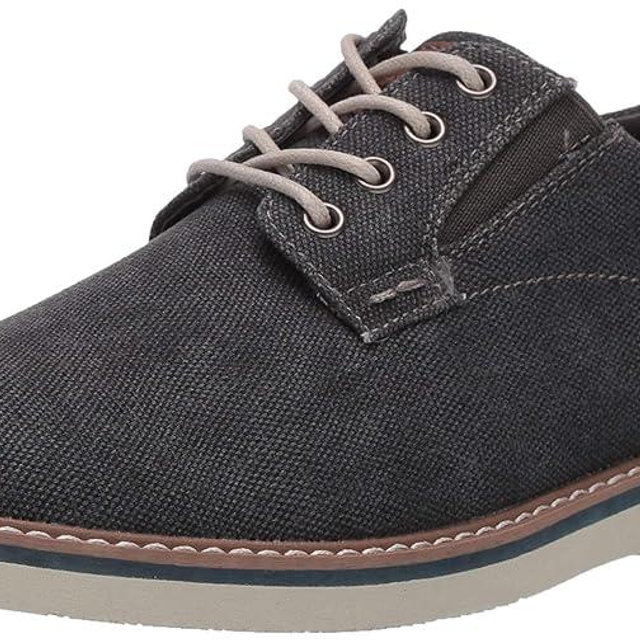 Nunn Bush Men's Barklay Canvas Plain Toe Oxford Lace Up
