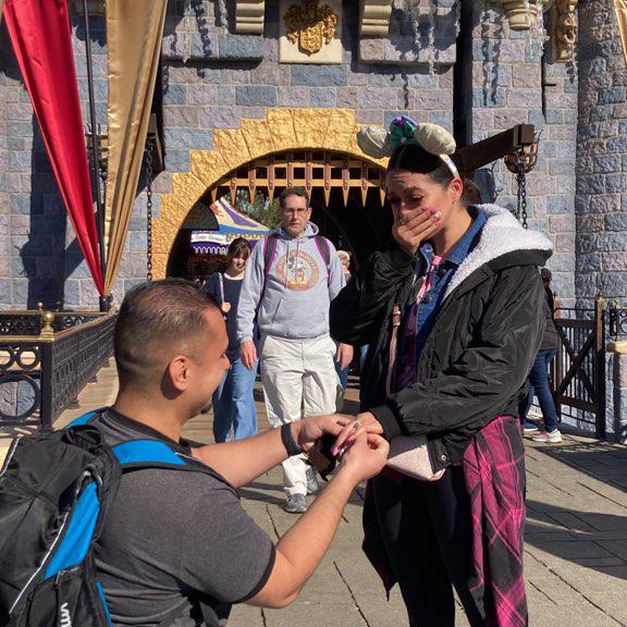 When I said YES at Disneyland! 
November 18th 2022 on his birthday.