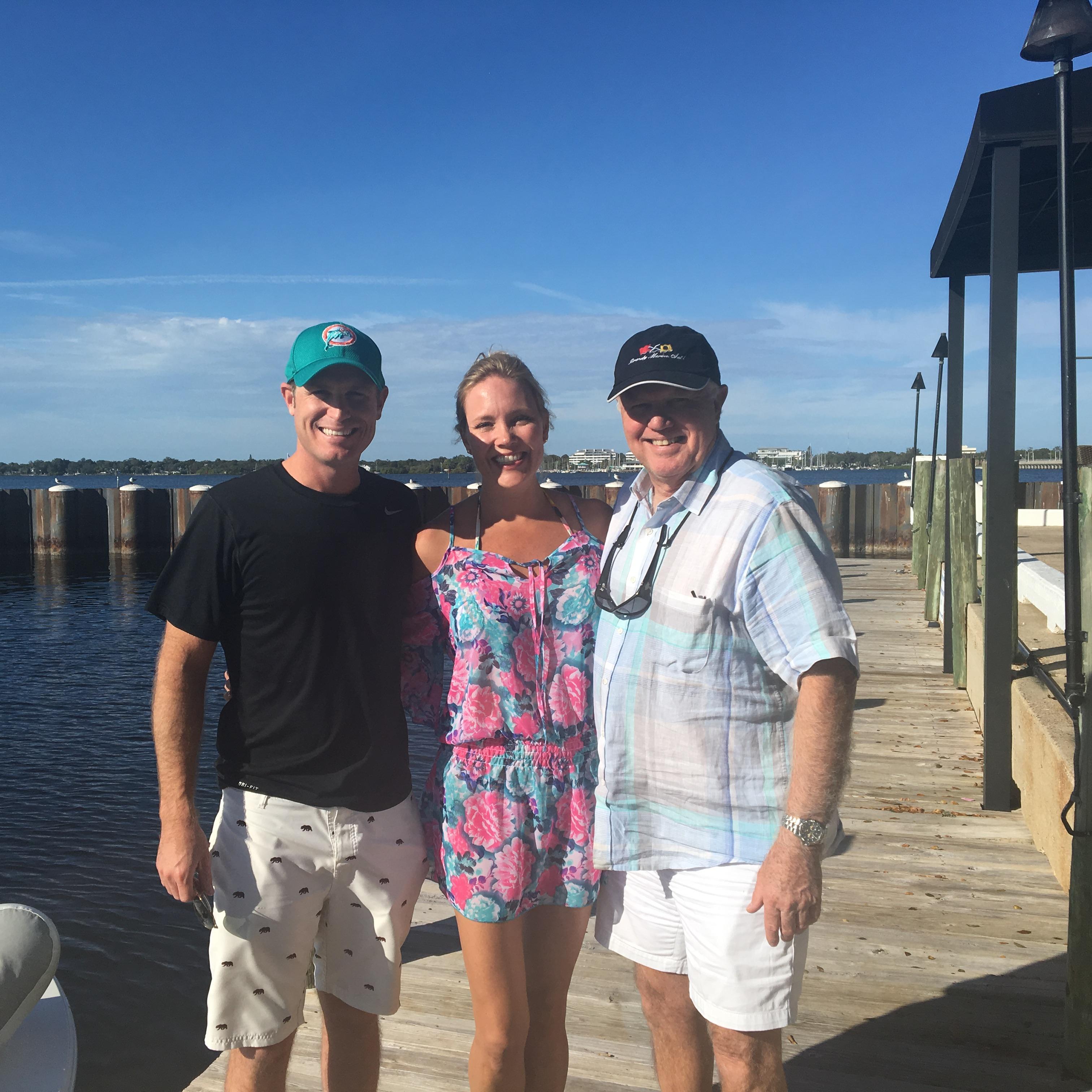 In Florida with Chad's dad