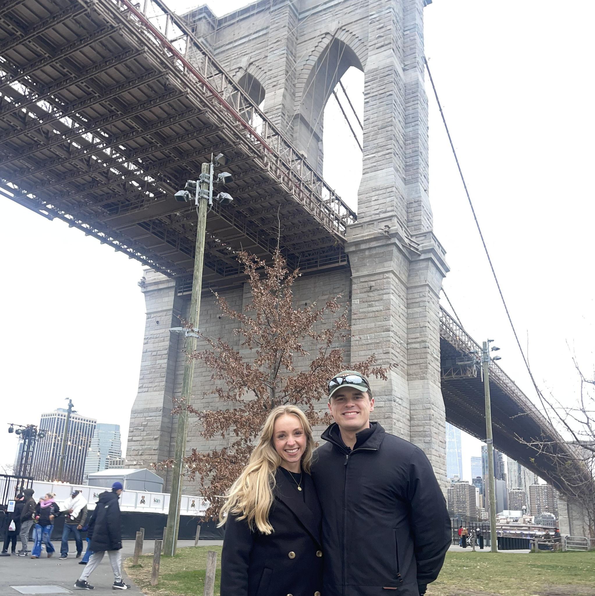 December 2024 - under the Brooklyn Bridge in New York!