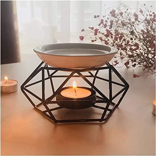 SXCHEN Delicate Romantic Ceramic Tealight Candle Holder Oil Burner, Essential Oil Incense Aroma Diffuser Furnace Home Decoration European Style Bird's Nest Stylish Design