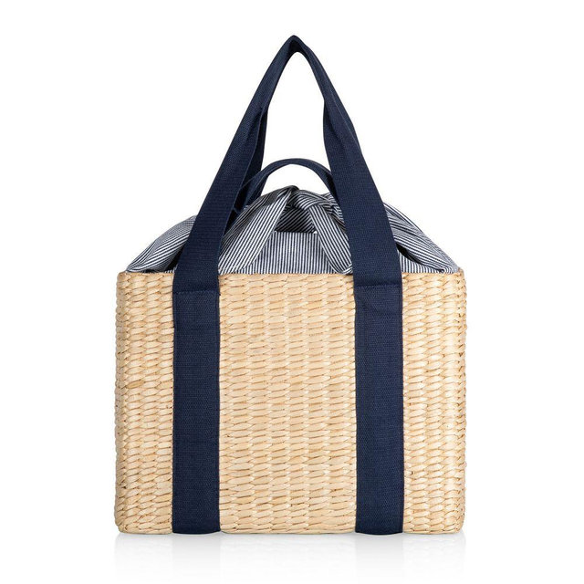 Parisian Picnic Basket, Navy Blue