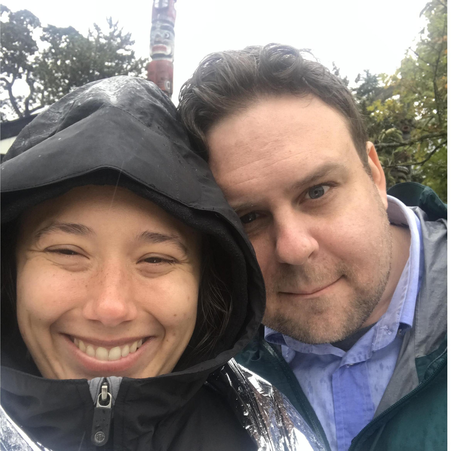 A beautiful rainy day in Victoria, British Columbia! October 2018.