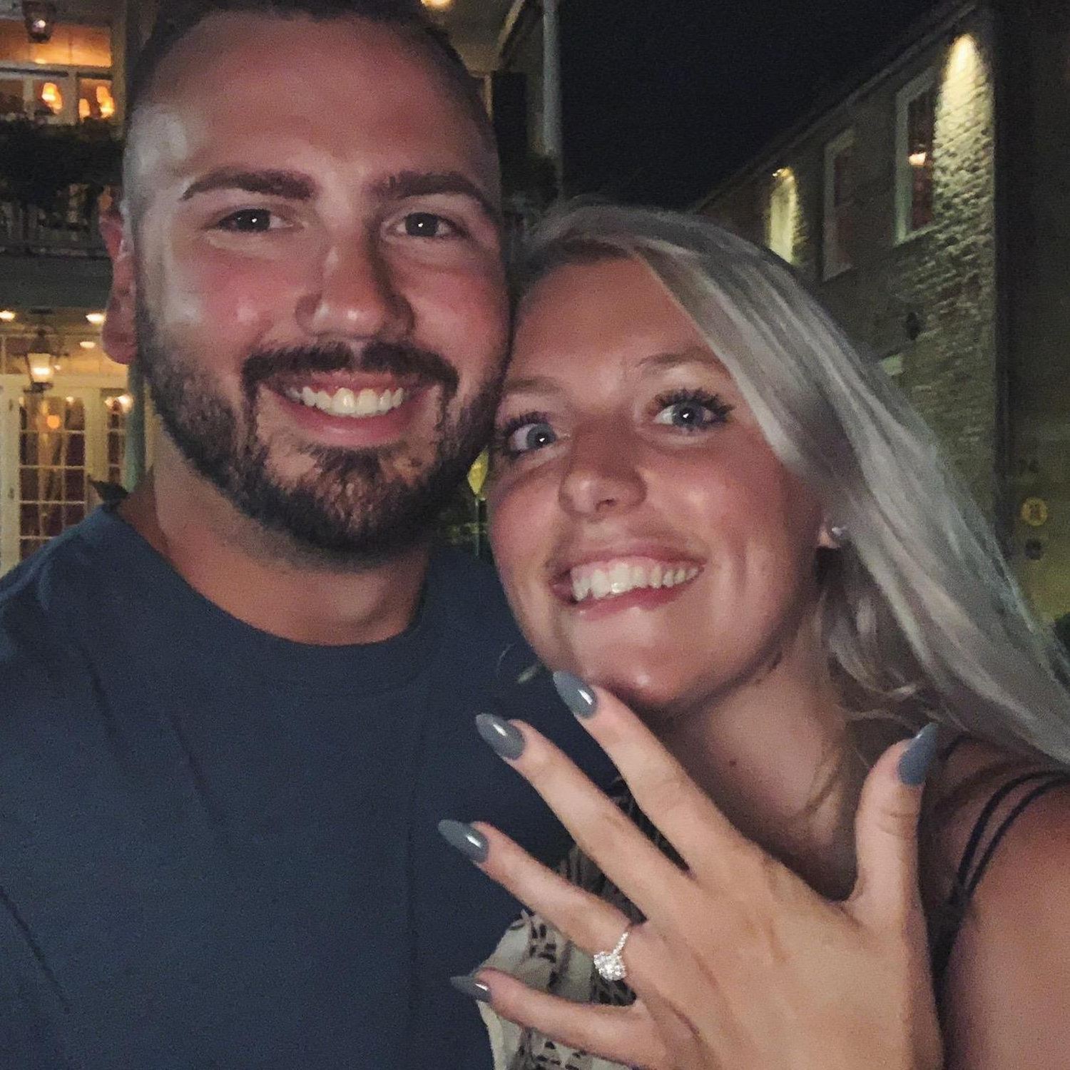 The night of our engagement!
