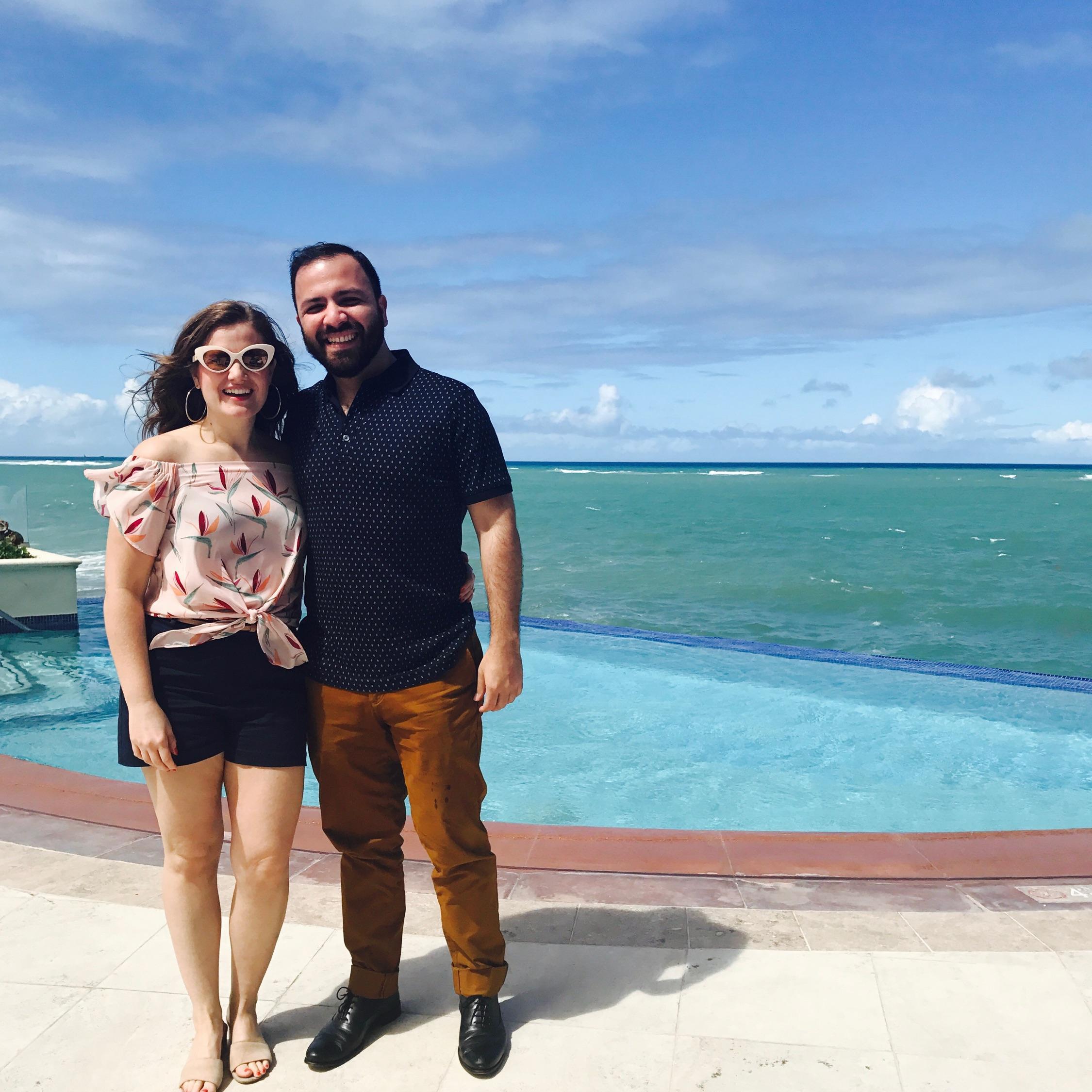 The view from our trip to Puerto Rico.