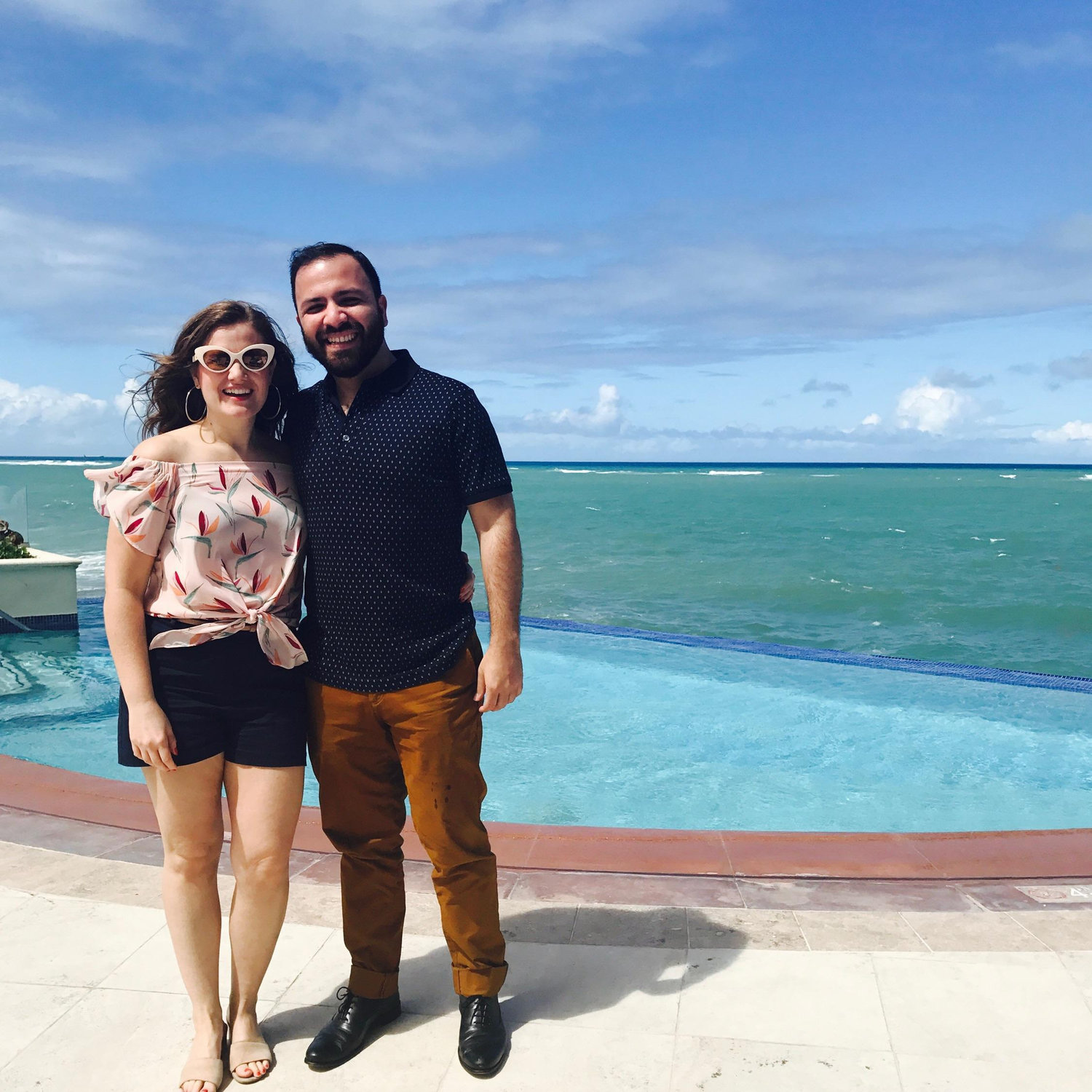 The view from our trip to Puerto Rico.