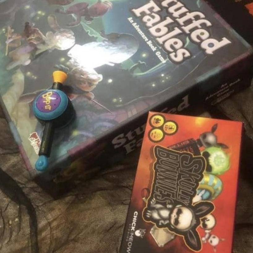 Just some of the many board games we’ll have.