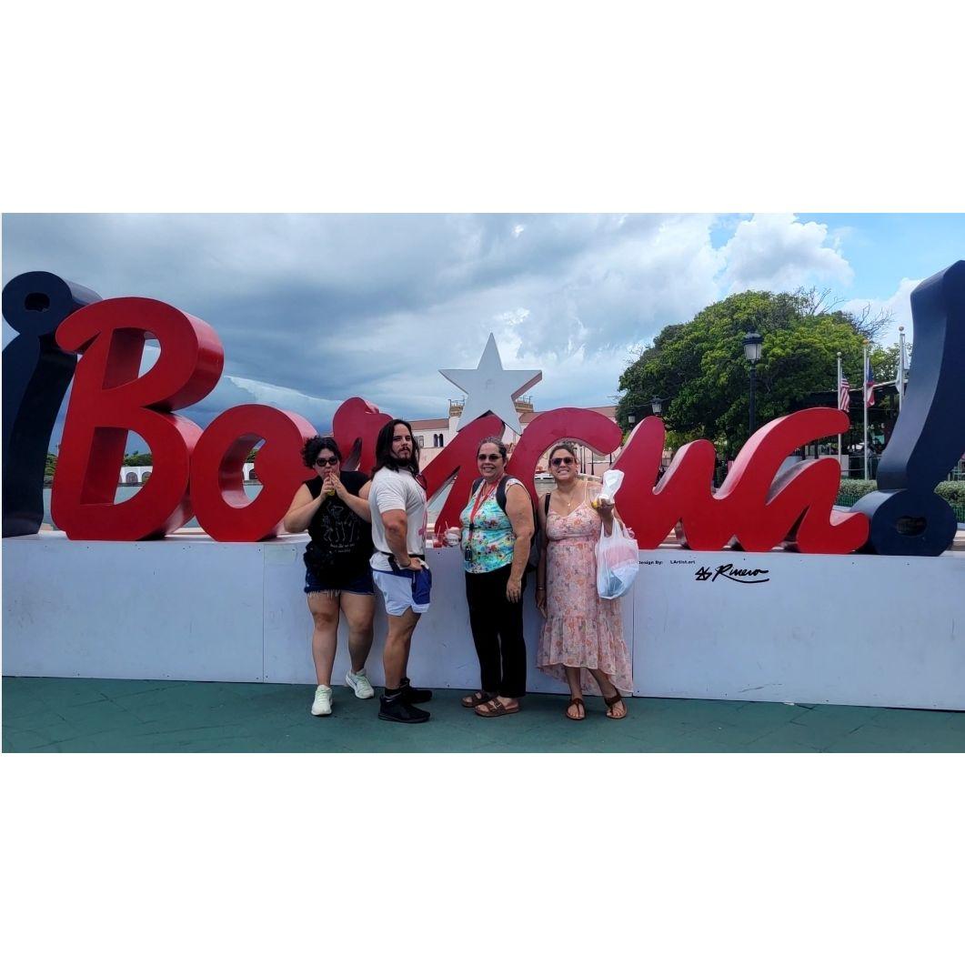 Daniels first time in  Puerto Rico