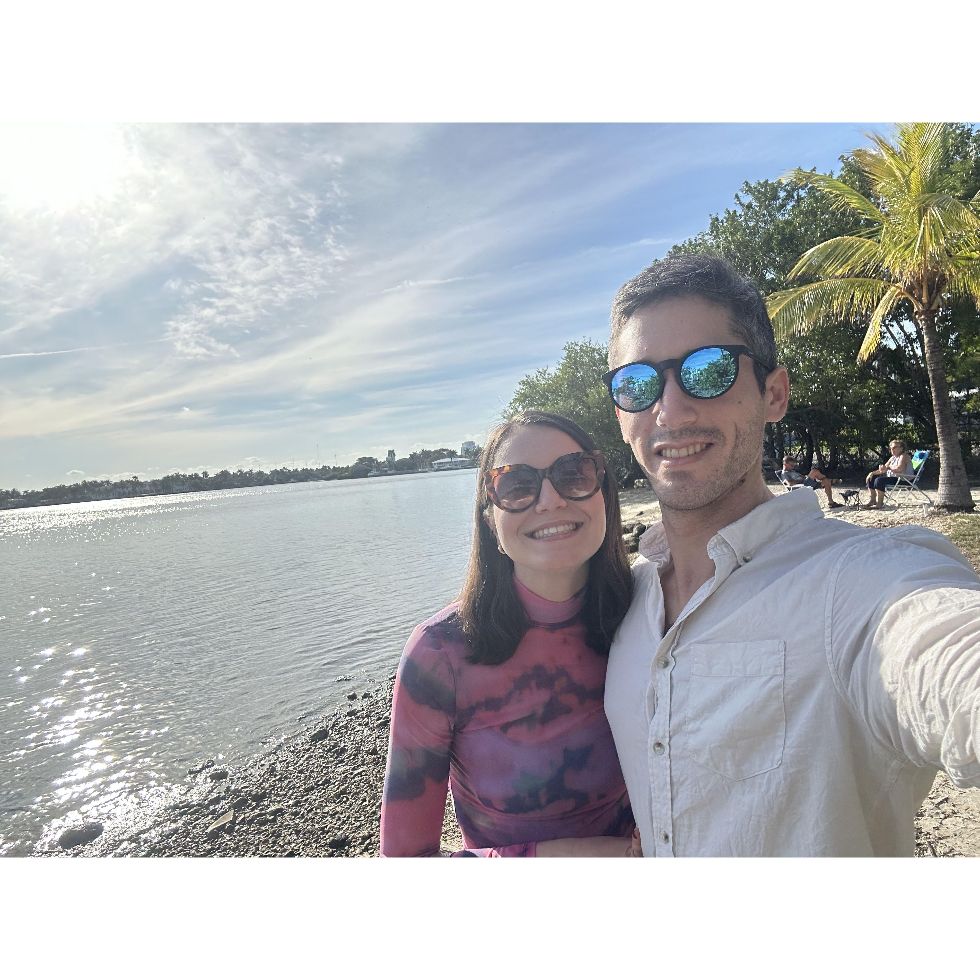 Visiting Philip's old stomping grounds in Hollywood, Florida - January 2025
