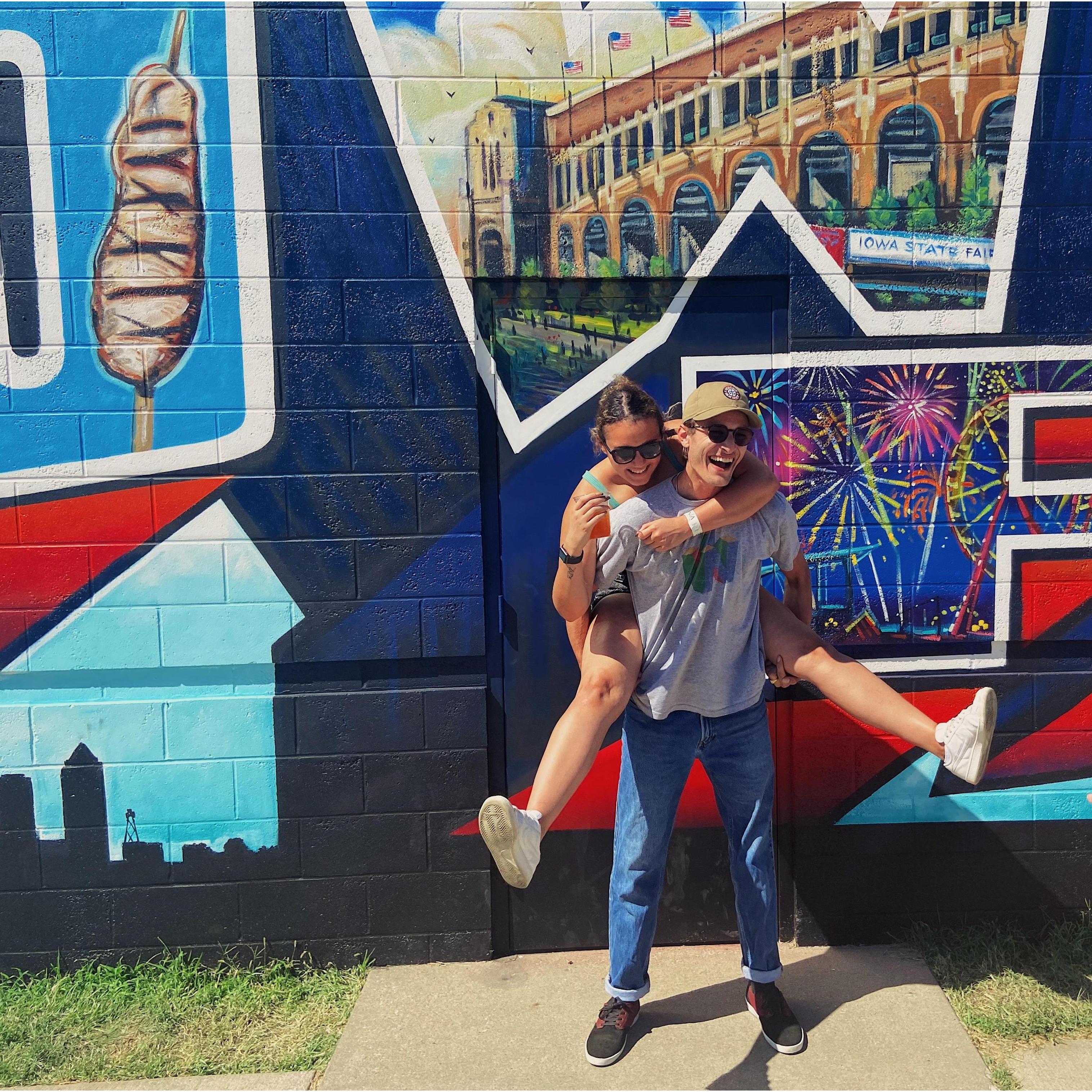 Our first time at the Iowa fair together!