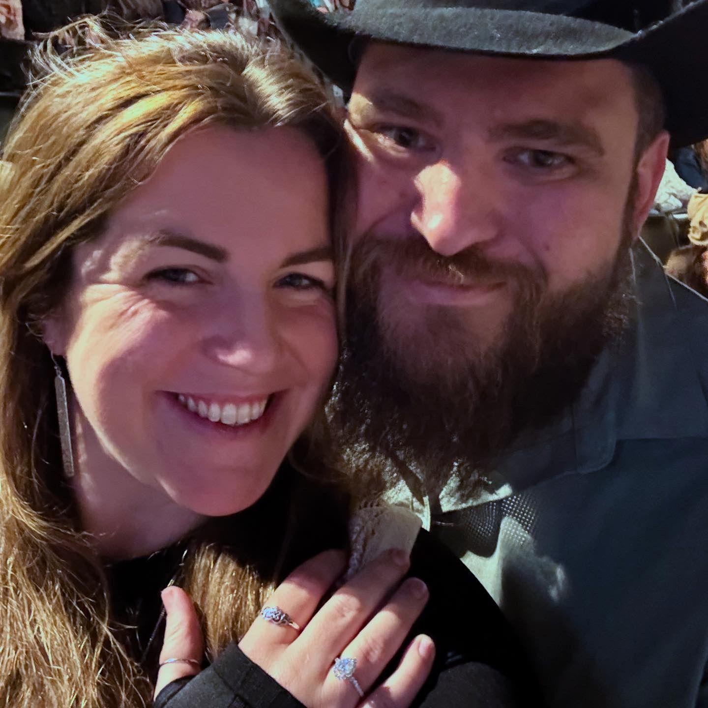 Engagement Night at Cody Johnson Concert