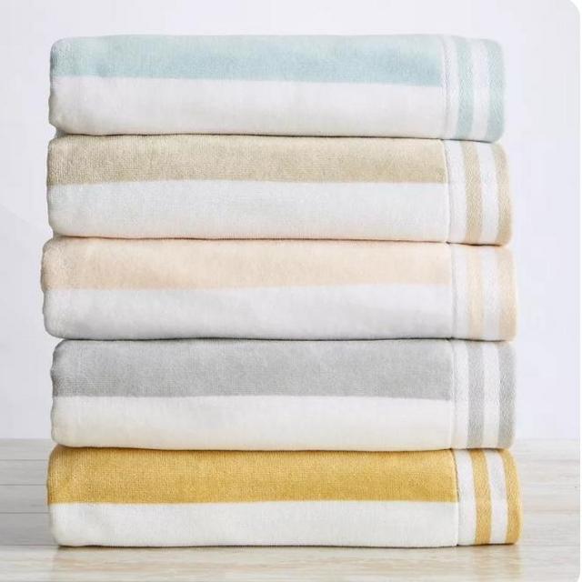 100% Cotton Cabana Striped Beach Towels - Great Bay Home