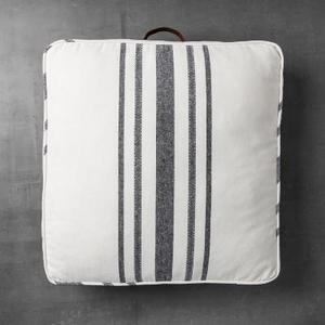 Square Floor Pillow - Black Stripe - Hearth & Hand™ with Magnolia