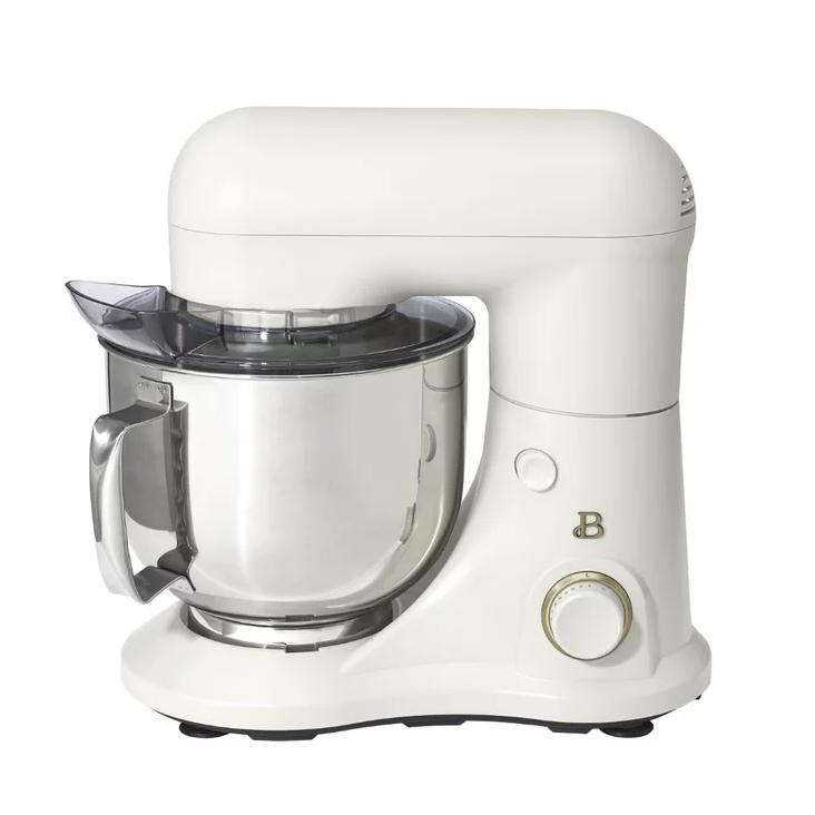 Beautiful 5.3QT Capacity Lightweight & Powerful Tilt-Head Stand Mixer, White Icing by Drew Barrymore