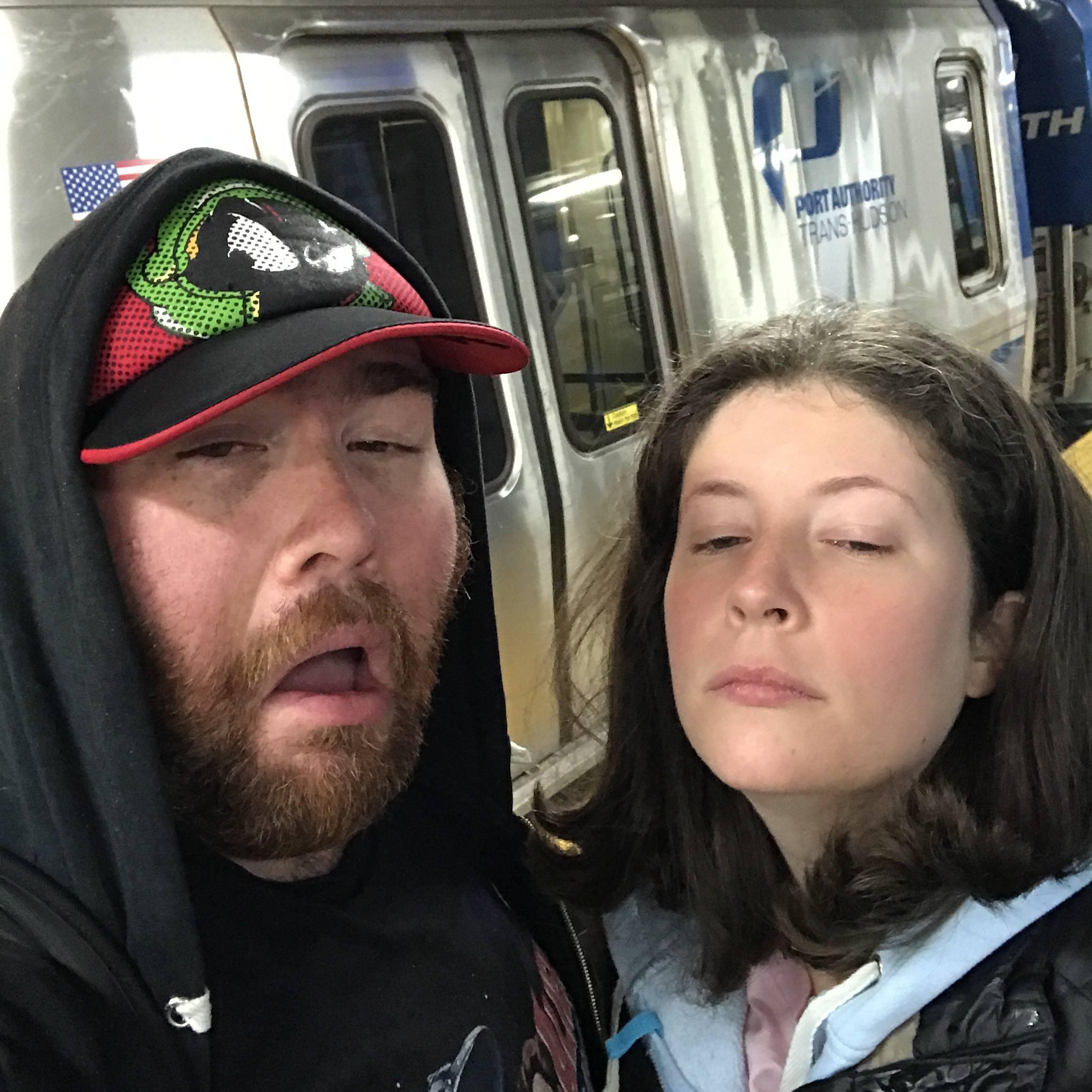 Exhausted at the end of a 12 hour travel day.
