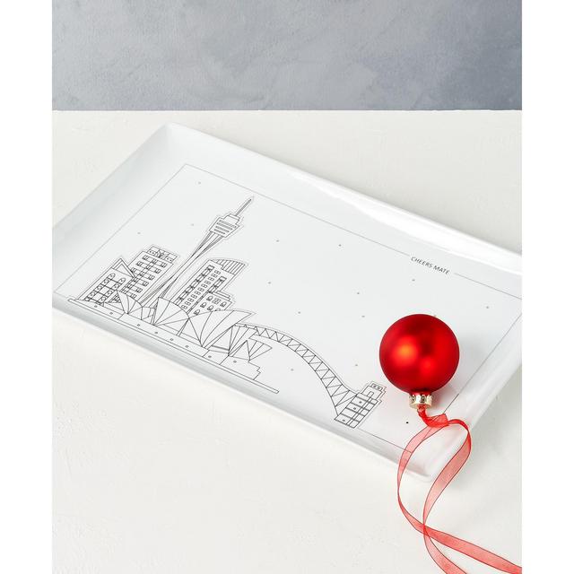 The Cellar Holiday Cityscape Platter, Created for Macy's