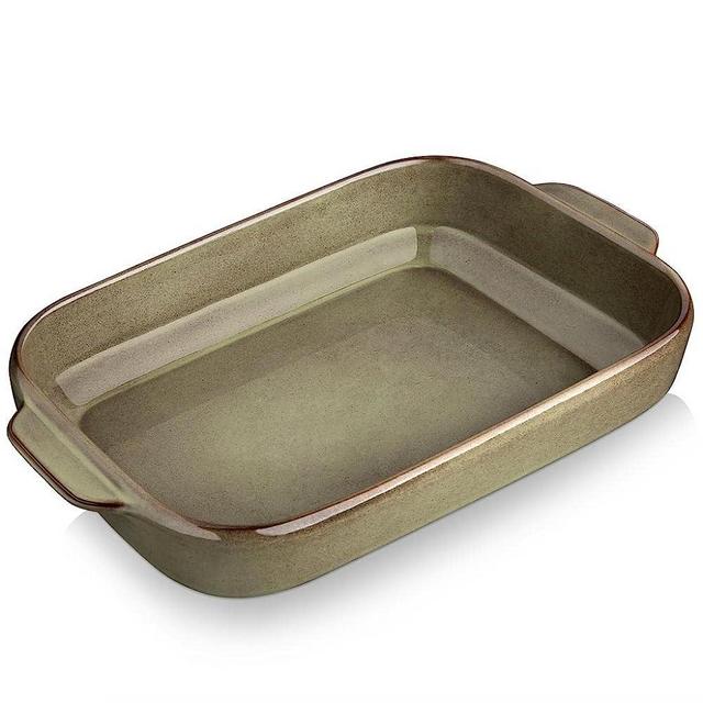 Vancasso Emma Casserole Dish, 9x13 Inch Rectangular Baking Dish, Lasagna Pan Deep Ceramic Bakeware, Stoneware Bakeware Baking Dish For Lasagne, Casserole, Tapas, Dessert And Coasted Meat