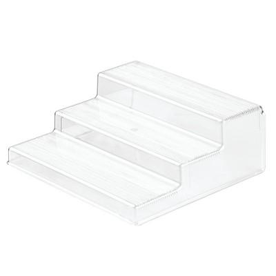 iDESIGN - InterDesign Linus Plastic Spice Rack 3-Tier Organizer Clear