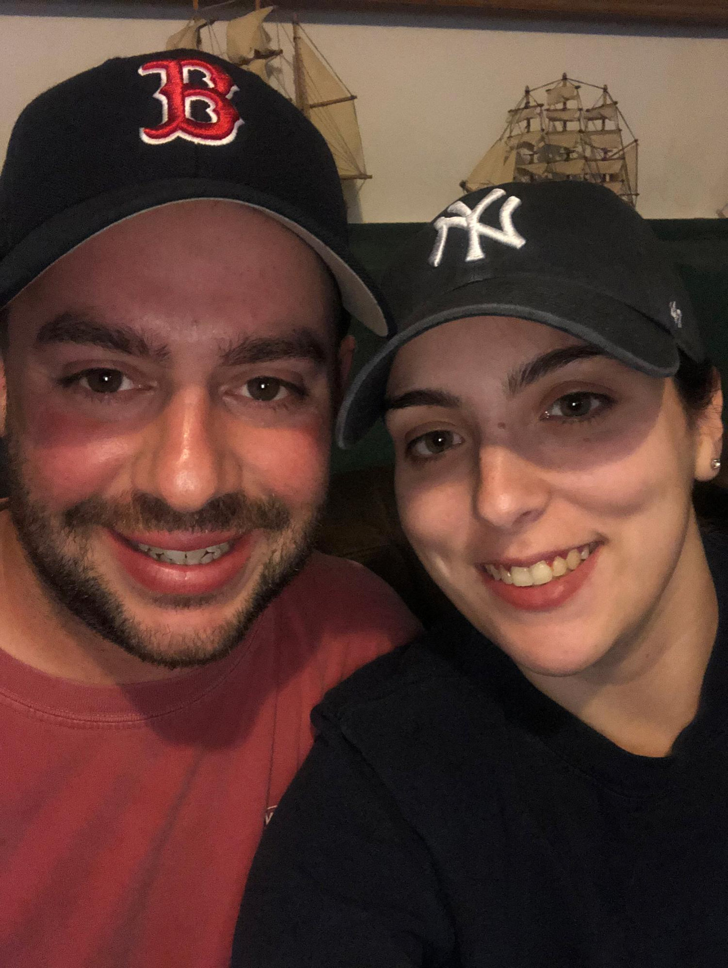 It must be serious love if a Red Sox fan and a Yankee fan get married.