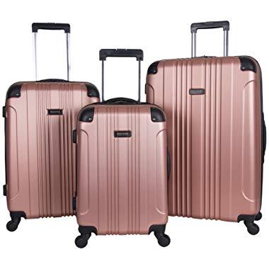 Kenneth Cole Reaction Out Of Bounds 3-Piece Lightweight Hardside 4-Wheel Spinner Luggage Set: 20" Carry-On, 24", & 28"