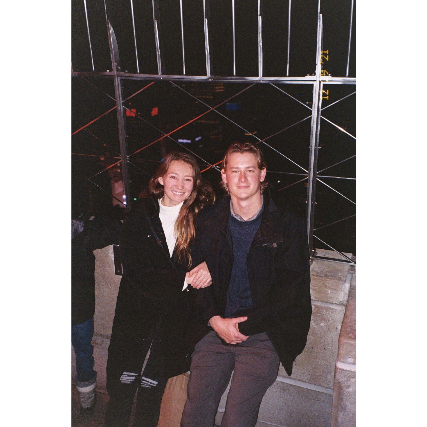 Top of the Empire State Building! We got to spend Christmas time in New York City with Gavin's family.