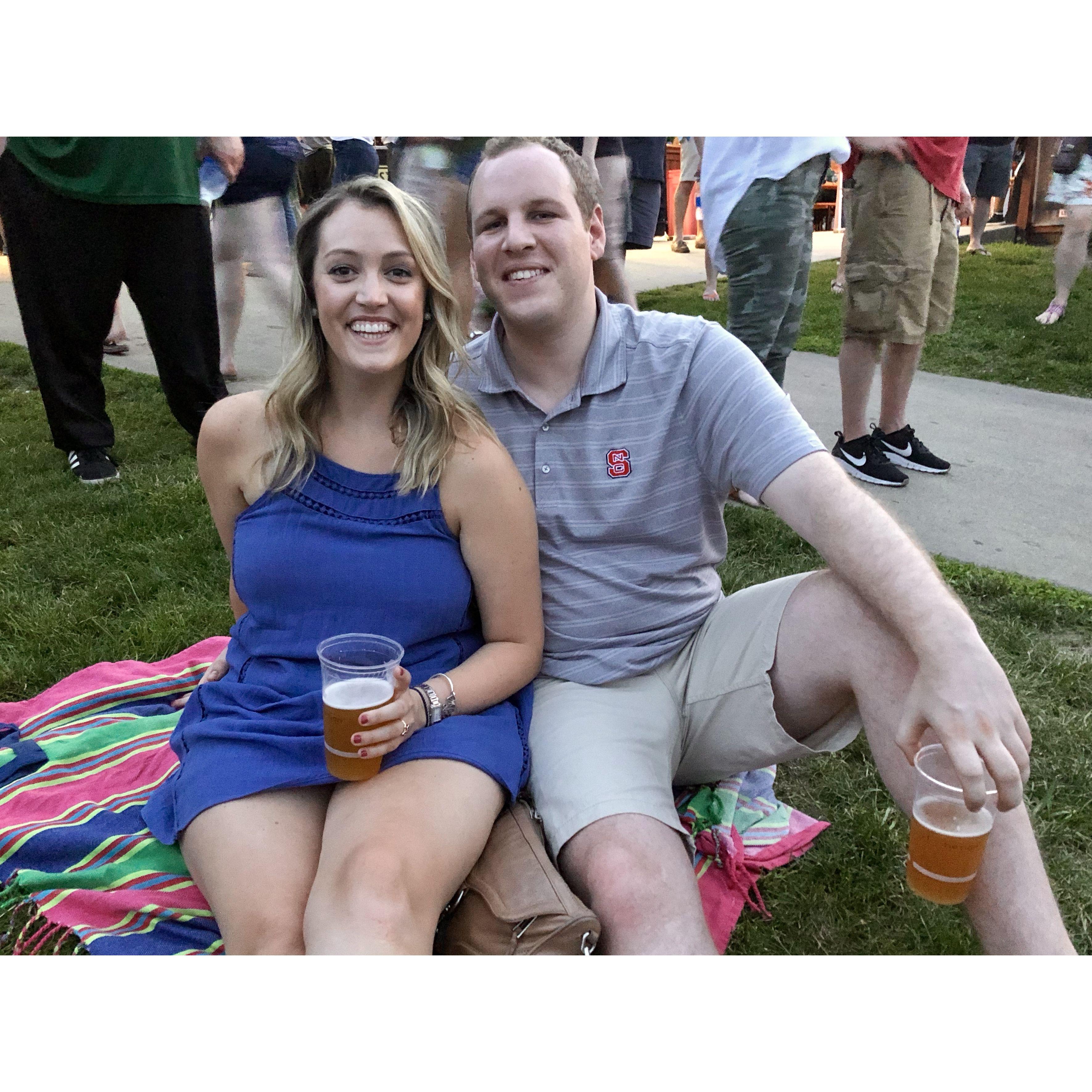 One of our first concerts together!