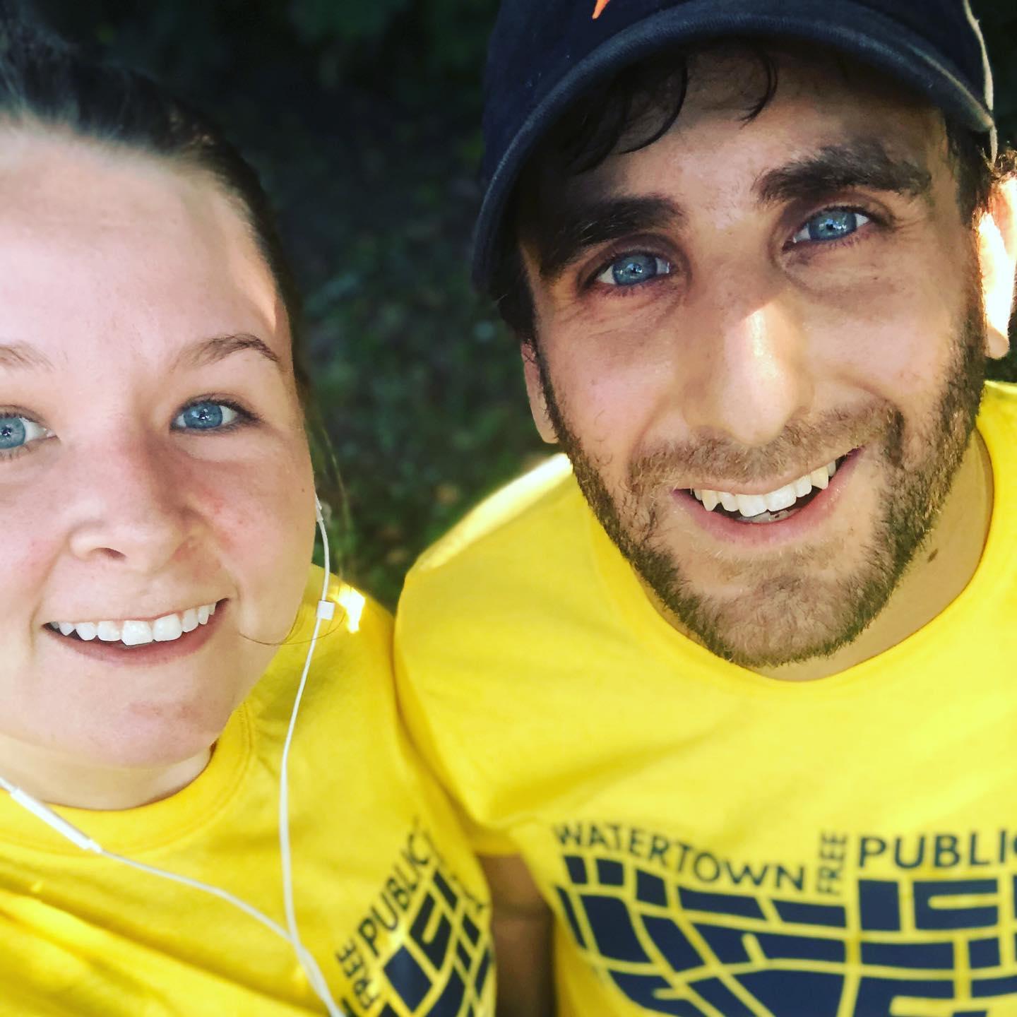 Our first 5K... to be fair I think we've only done two together...