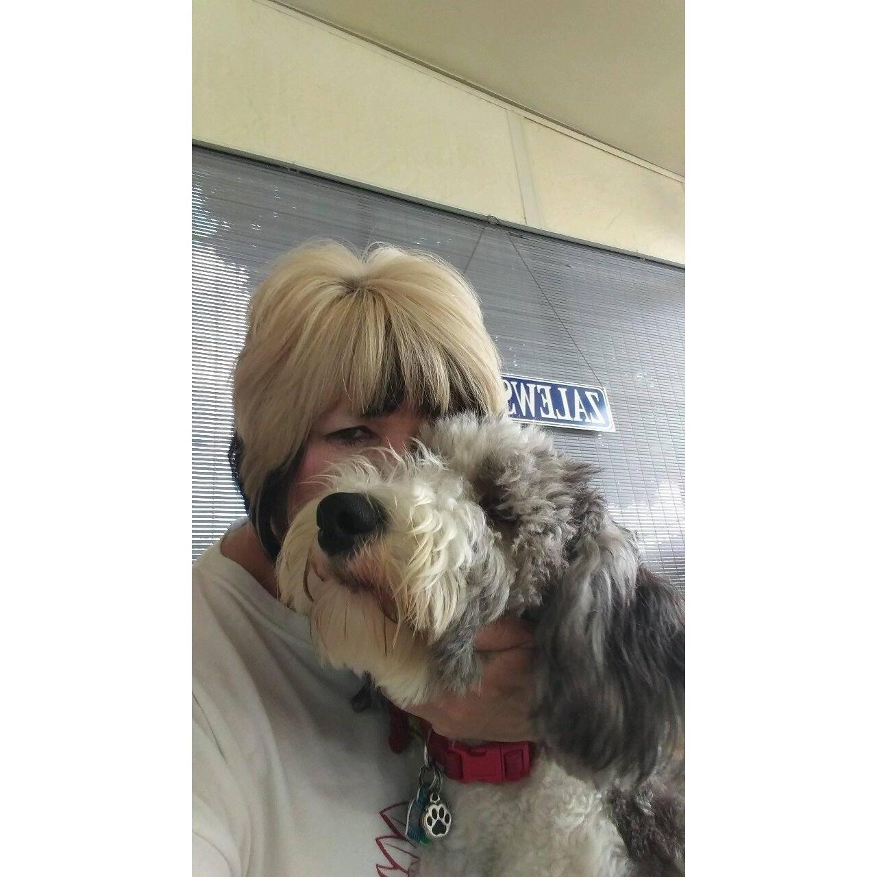 My sister, Val and her new pup, Piper!