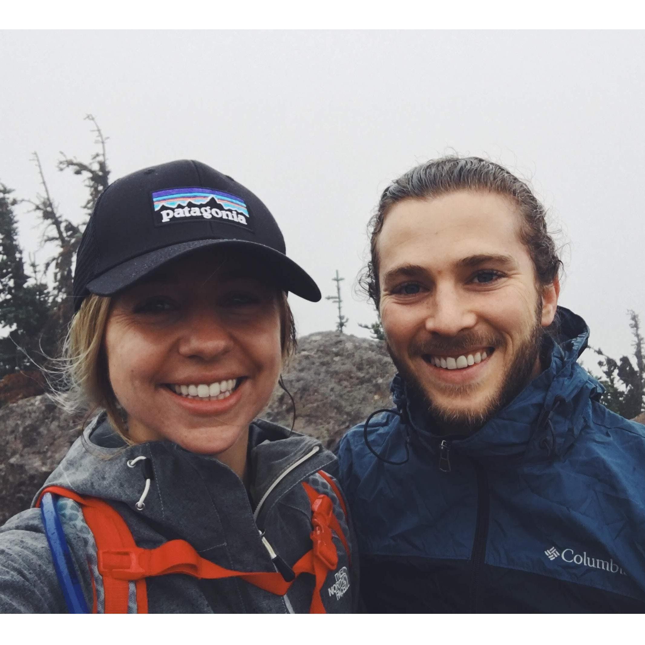 our first trip to olympic national park - definitely worth it even when you're soaked & can't see anything