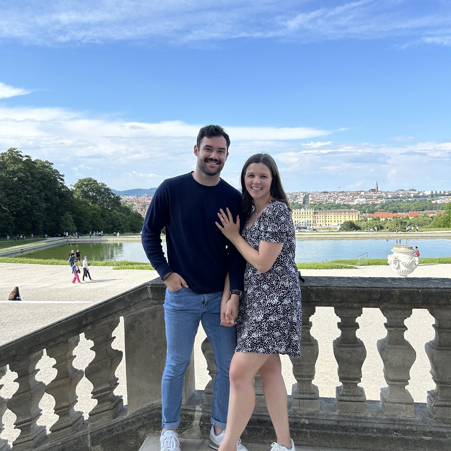 A fun photo at the Schönbrunn Palace!