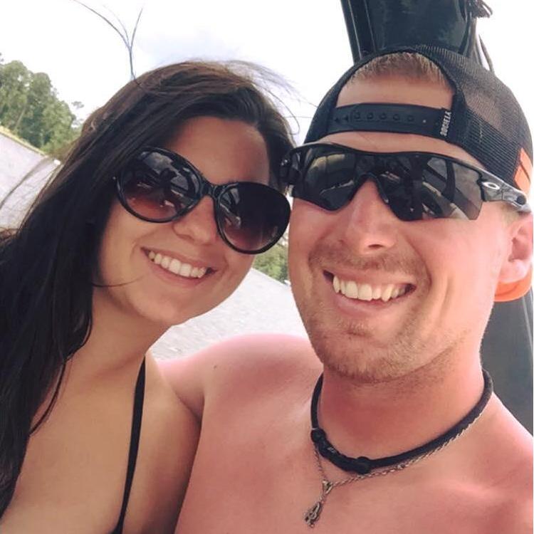 Our one year anniversary at Lake Conroe on the 4th of July.