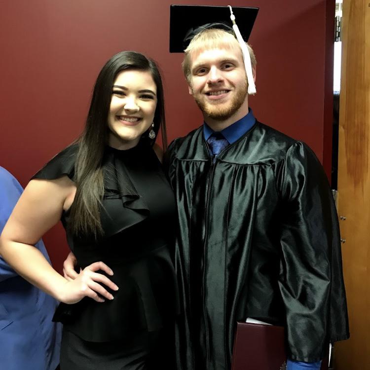 Trav's graduation from Fairmont State and the day Mariah met his family (2018).