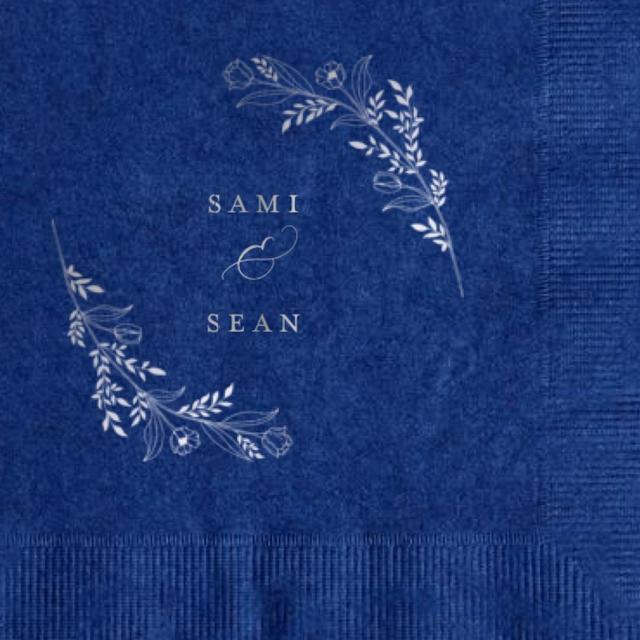 Custom Wedding Napkins