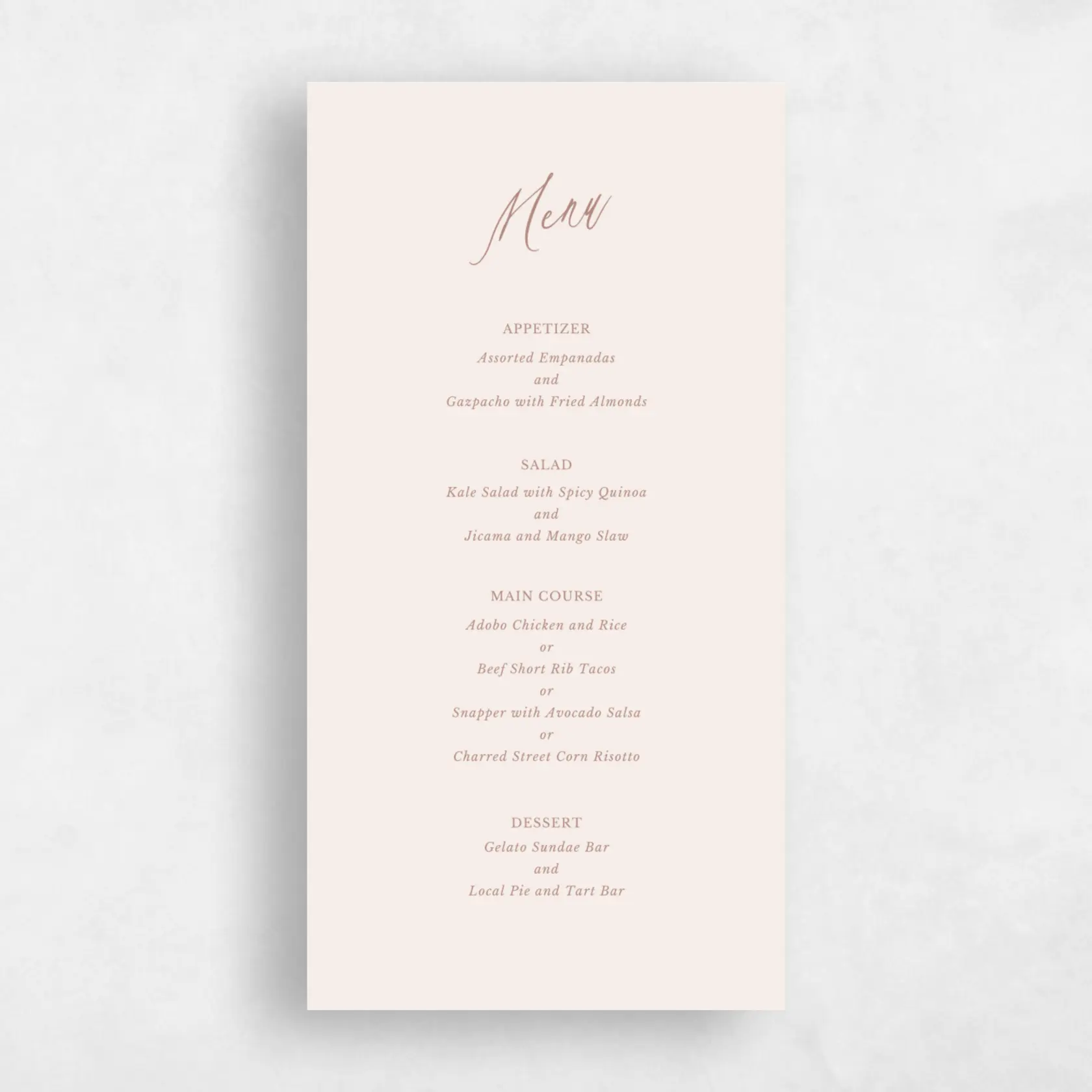 Menu - Andros preview