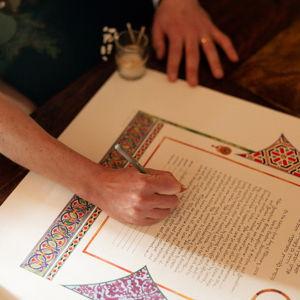 Ketubah Framing