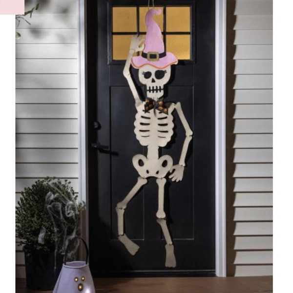 Mud Pie Halloween Collection Girl Skeleton Door Hanger Decor | Dillard's