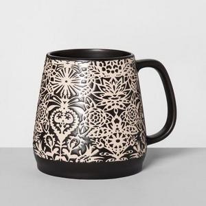 Stoneware Mallorca Mug 24oz Black - Opalhouse™