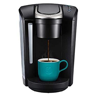 Keurig K-Select Single Serve K-Cup Pod Coffee Maker, With Strength Control and Hot Water On Demand, Matte Black