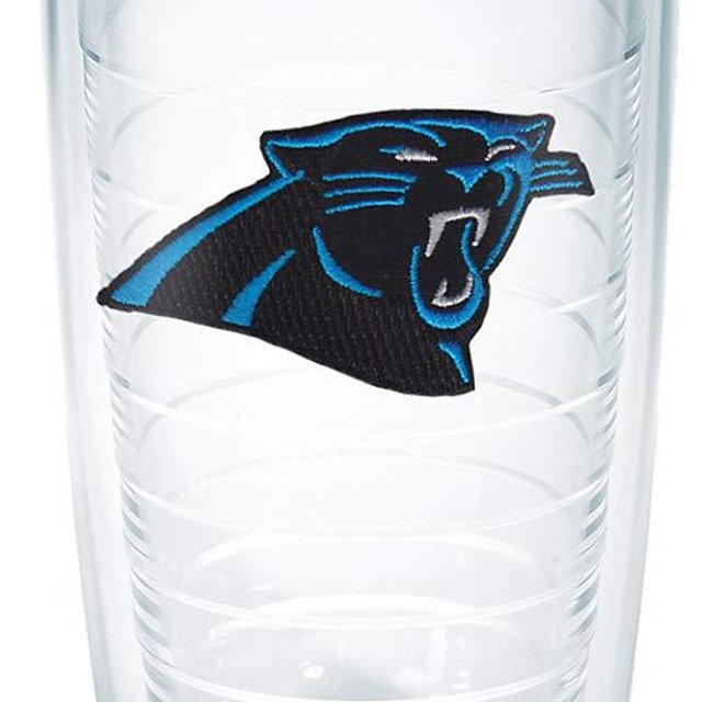 Tervis Made in USA Double Walled NFL Carolina Panthers Insulated Tumbler Cup Keeps Drinks Cold & Hot, 16oz, Primary Logo