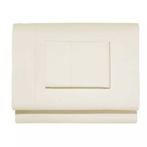 280-Thread-Count Pima Cotton Percale Sheet Set - Cream