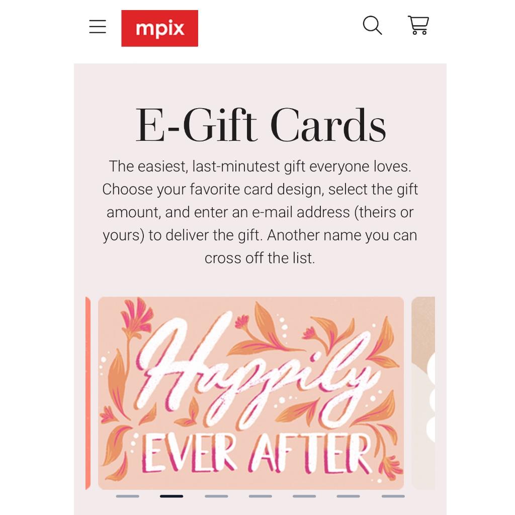Mpix E-Gift Card