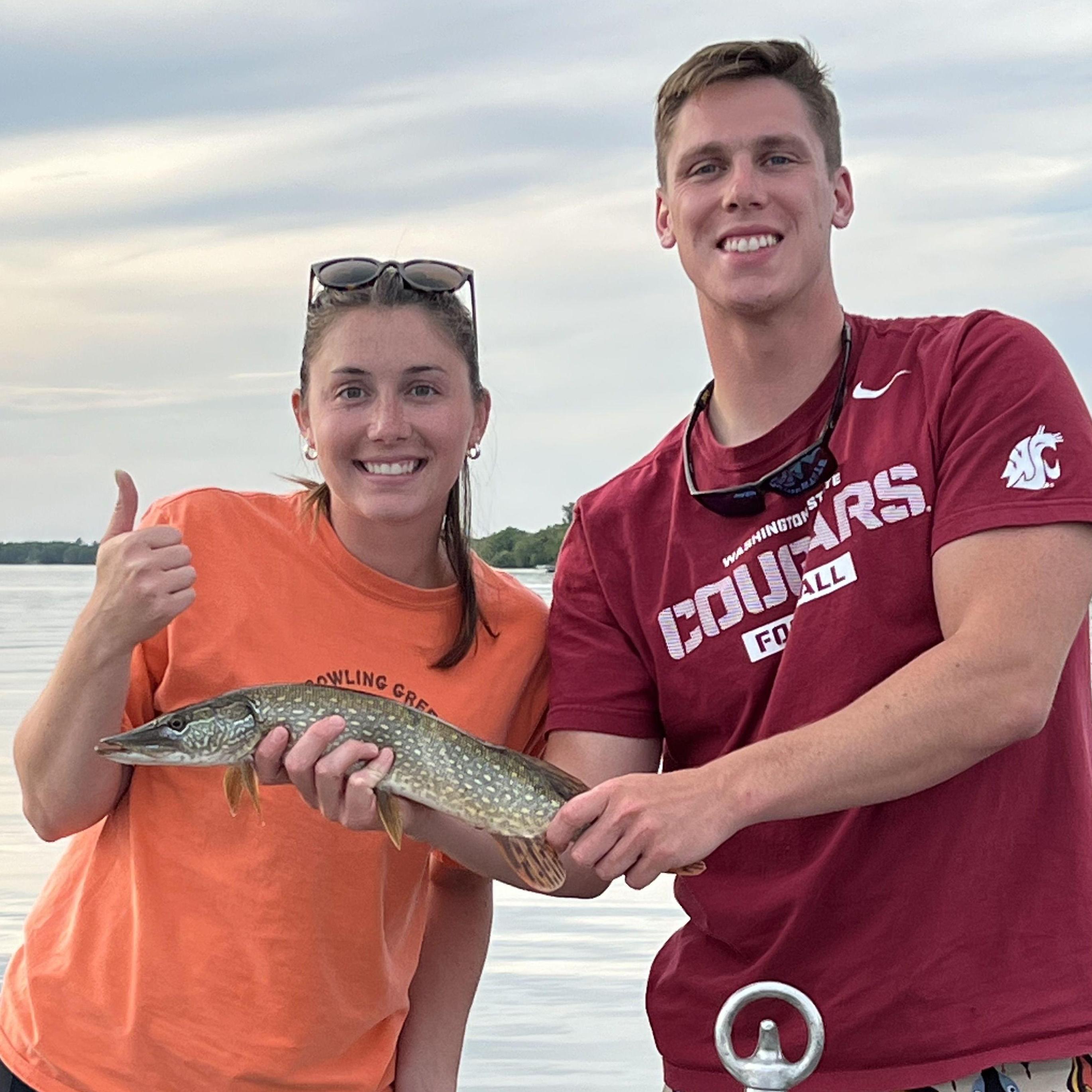 Don't be fooled... Meghan caught this fish!