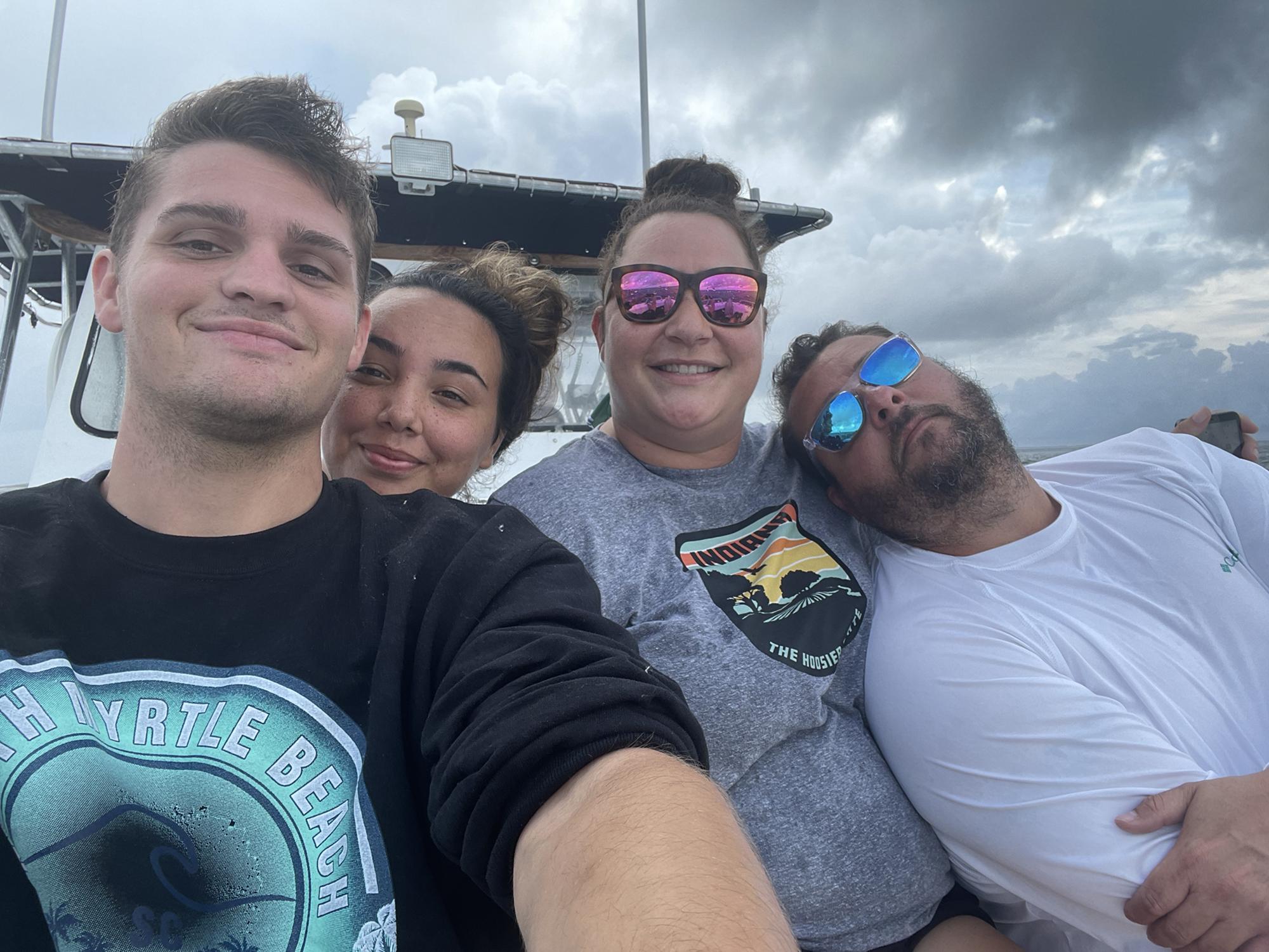 Deep sea fishing for Seths 20th birthday