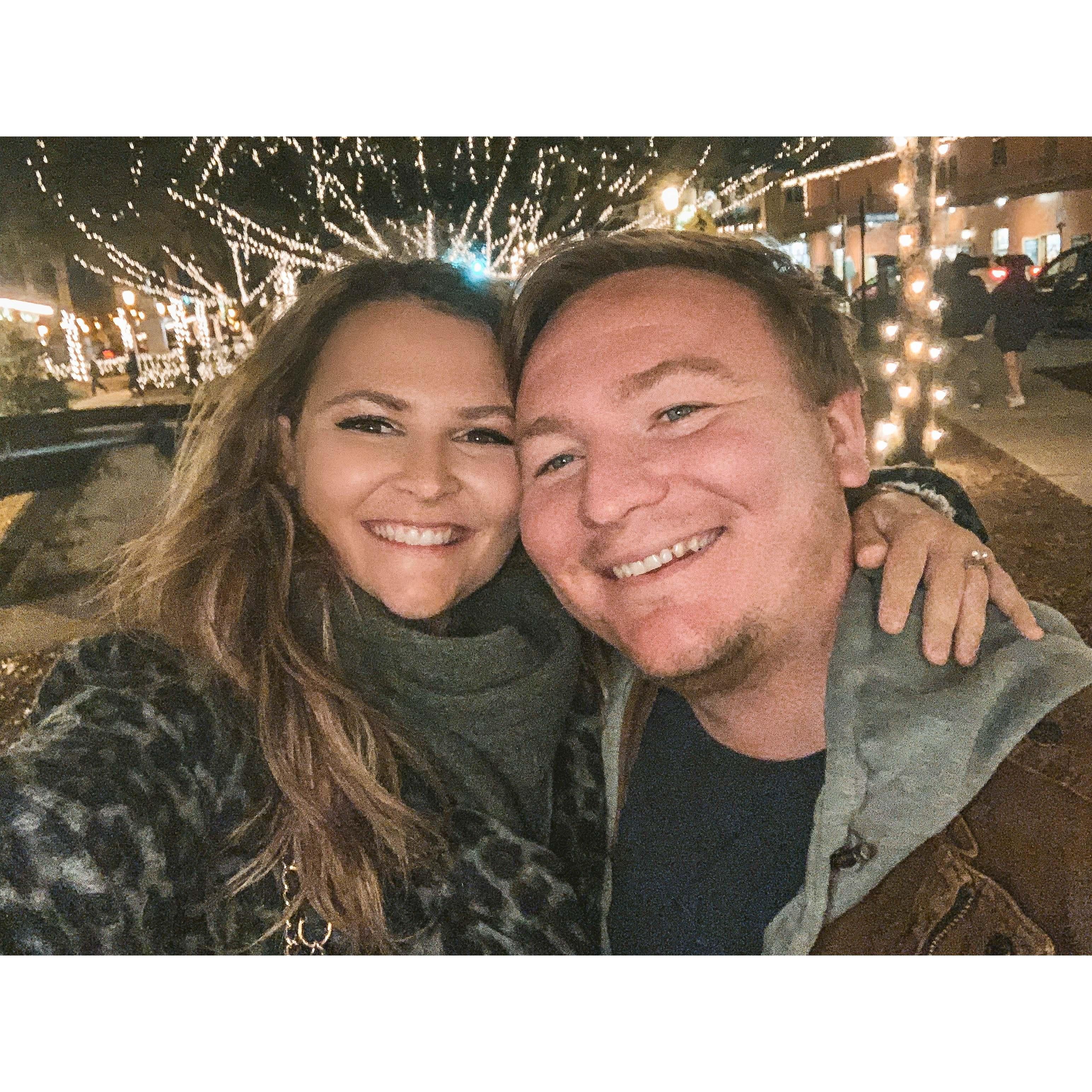 When we decided on our Wedding Venue! 