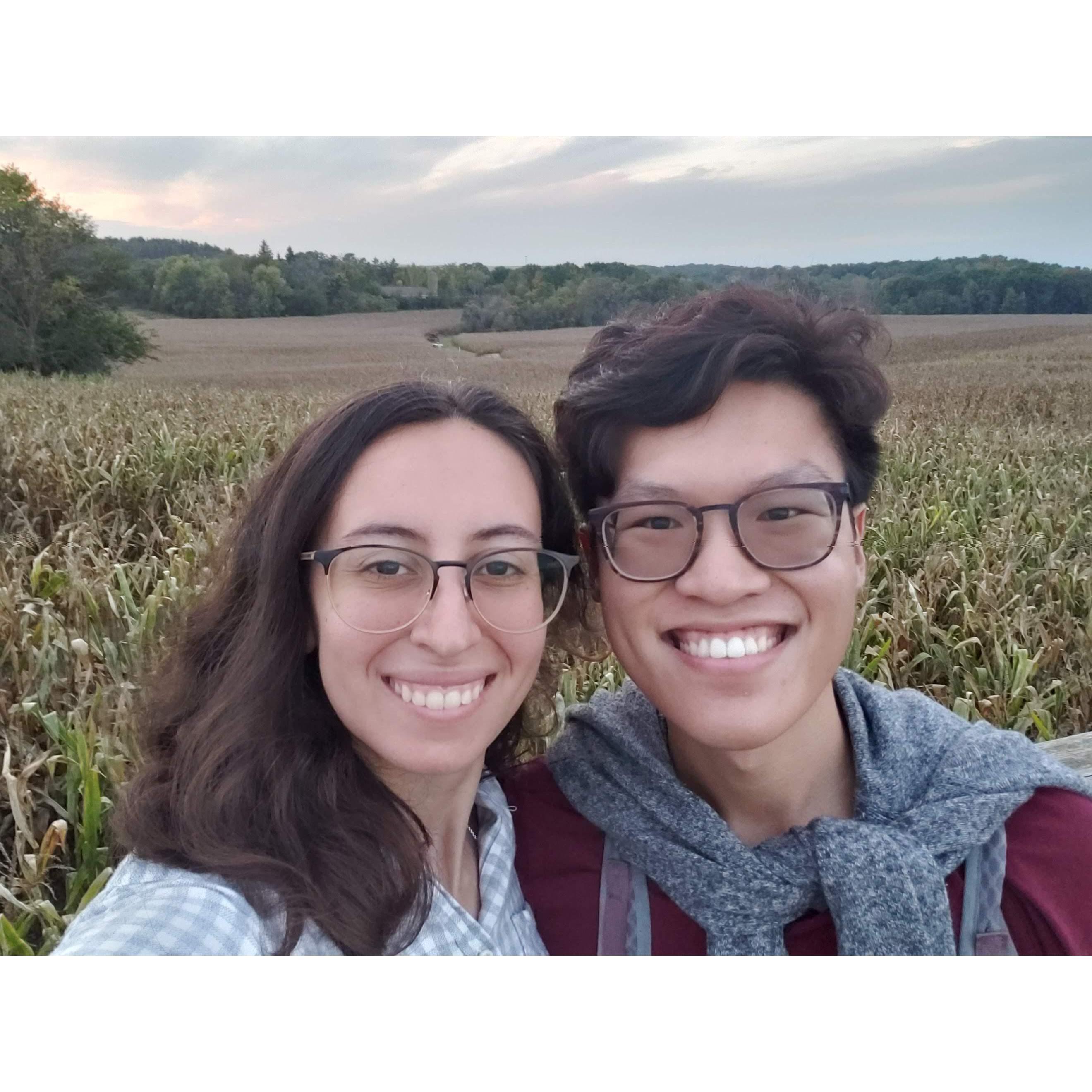 Hi Wisconsin corn fields!