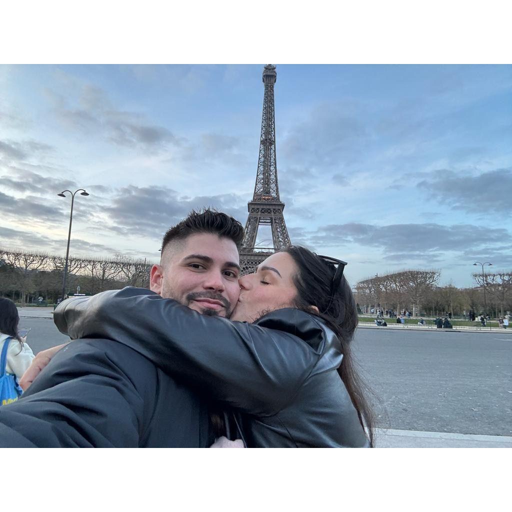 We first said "I love you" right before this photo was snapped.