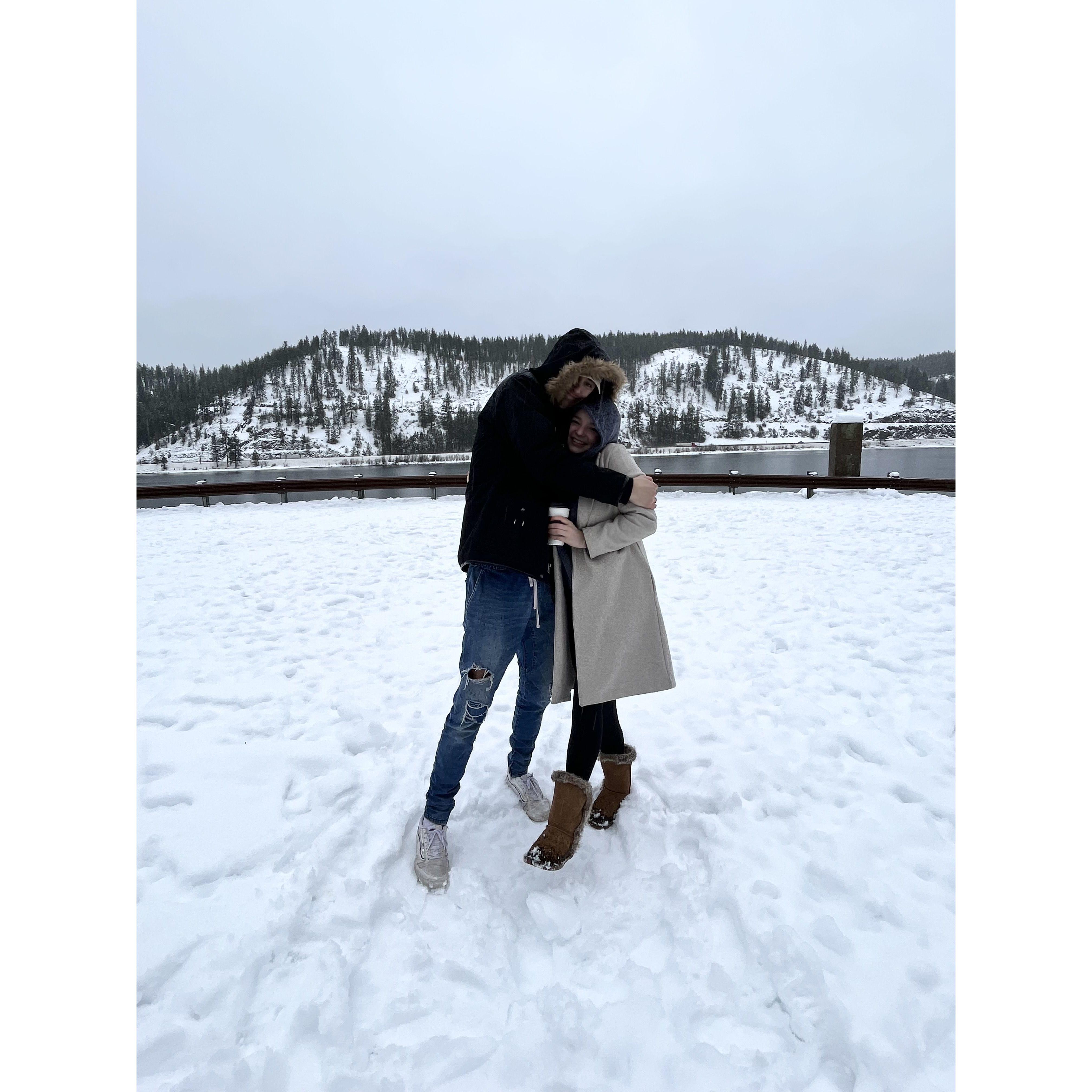A snowy day - 2020