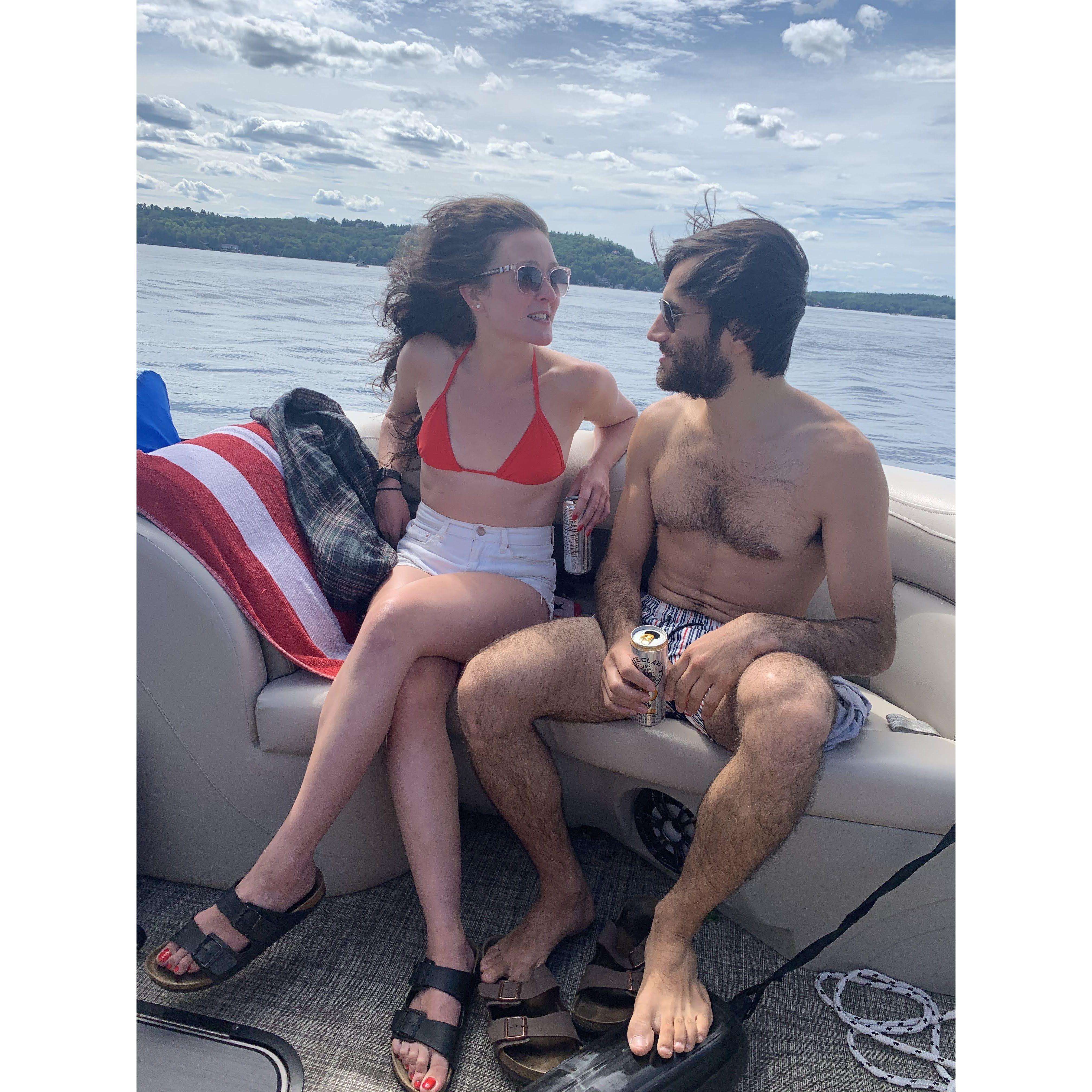 We did friends boats together (thank you Julia!)