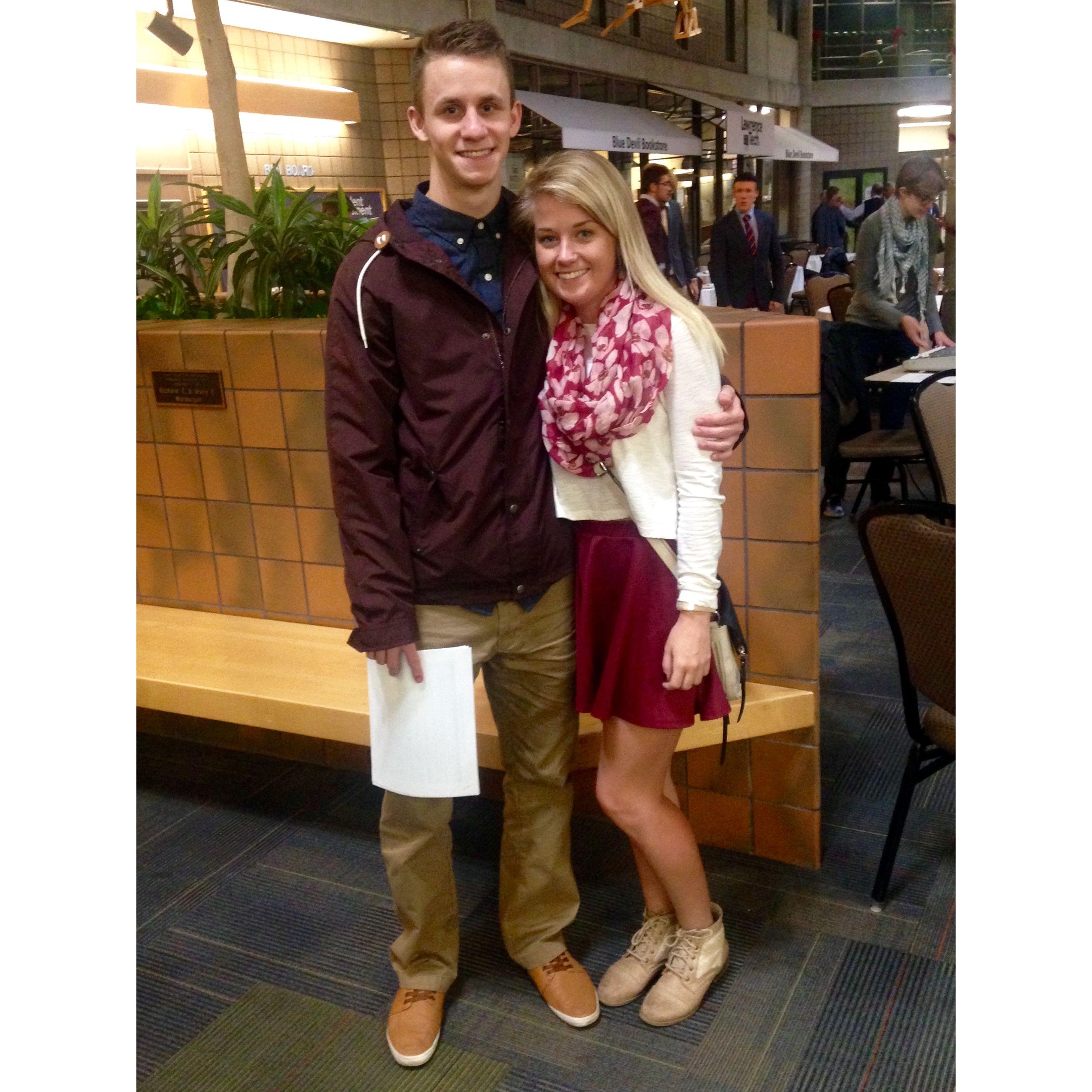 one of our first photos when we had just started dating back in 2014