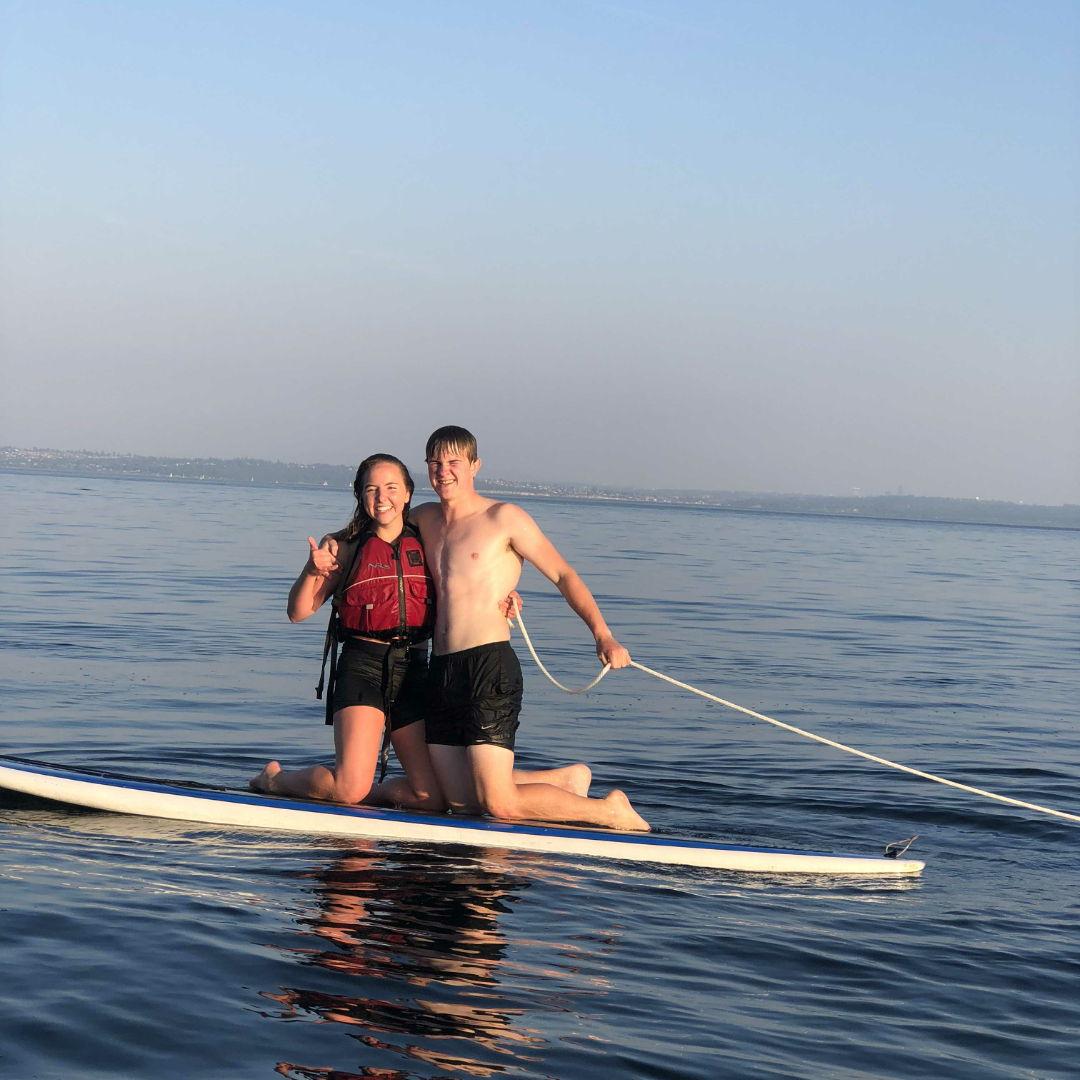 Watercraft have always been a presence in our relationship- who would've thunk that 7 years after this picture was taken Tor would propose using a rowboat he built himself!